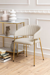 Forres Eetkamerstoel - Set van 2 - Beige - Eetkamerstoelen - Rebellenclub