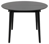 Kristiansand Eetkamertafel - ø115cm - Zwart - Eetkamertafels - Rebellenclub