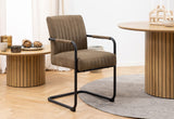 Fynn Eetkamerstoel - Set van 2 - Licht Bruin - Eetkamerstoelen - Rebellenclub