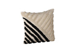 Napa Kussenhoes 45x45cm - Zwart/Wit - Kussens - Rebellenclub