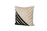 Napa Kussenhoes 45x45cm - Zwart/Wit - Kussens - Rebellenclub