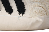 Napa Kussenhoes 45x45cm - Zwart/Wit - Kussens - Rebellenclub