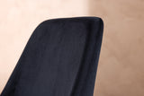 Kangasala Eetkamerstoel - Set van 2 - Zwart velours - Eetkamerstoelen - Rebellenclub