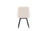 Doha Eetkamerstoel - Set van 2 - Beige - Eetkamerstoelen - Rebellenclub