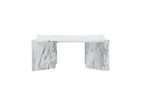 Makai Salontafel - Wit marmerlook - Salontafels - Rebellenclub