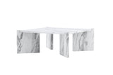 Makai Salontafel - Wit marmerlook - Salontafels - Rebellenclub