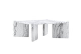 Makai Salontafel - Wit marmerlook - Salontafels - Rebellenclub