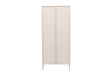 Makani Vitrinekast 180x80cm - Beige - Vitrinekasten - Rebellenclub