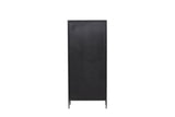 Makani Vitrinekast 160x70cm - Zwart - Vitrinekasten - Rebellenclub