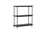Nuku Open Kast 120cm - Zwart - Wandkasten - Rebellenclub