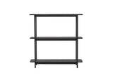 Nuku Open Kast 120cm - Zwart - Wandkasten - Rebellenclub