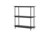 Nuku Open Kast 120cm - Zwart - Wandkasten - Rebellenclub