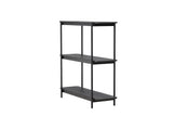 Nuku Open Kast 120cm - Zwart - Wandkasten - Rebellenclub