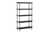 Nuku Open Kast 190cm - Zwart - Wandkasten - Rebellenclub