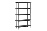 Nuku Open Kast 190cm - Zwart - Wandkasten - Rebellenclub