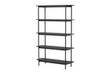 Nuku Open Kast 190cm - Zwart - Wandkasten - Rebellenclub