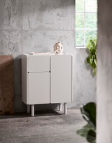 Glacia Wandkast - 100 x 80 ccm - Wit - Wandkasten - Rebellenclub