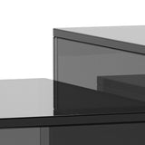 Cadell Salontafel - Set van 2 - Zwart Glas