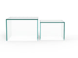 Cadell Salontafel - Set van 2 - Transparant Glas