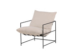 Amore Fauteuil - Beige met Zwart Stalen Frame - Fauteuils - Rebellenclub