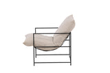 Amore Fauteuil - Beige met Zwart Stalen Frame - Fauteuils - Rebellenclub