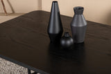 Arden Eetkamertafel - 200 x 90 cm - Zwart - Eetkamertafels - Rebellenclub
