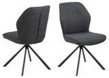 Arne Eetkamerstoel - Set van 2 - Donker Grijs - Eetkamerstoelen - Rebellenclub