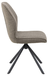 Arne Eetkamerstoel - Set van 2 - Taupe Bouclé - Eetkamerstoelen - Rebellenclub
