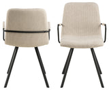 Aroa Eetkamerstoel - Set van 2 - Beige - Eetkamerstoelen - Rebellenclub