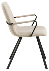 Aroa Eetkamerstoel - Set van 2 - Beige - Eetkamerstoelen - Rebellenclub