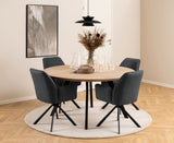 Aske Eetkamerstoel - Set van 2 - Donker Grijs - Eetkamerstoelen - Rebellenclub