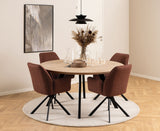 Aske Eetkamerstoel - Set van 2 - Koper - Eetkamerstoelen - Rebellenclub