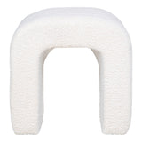 Avene Poef - Wit Bouclé - Poefjes - Rebellenclub