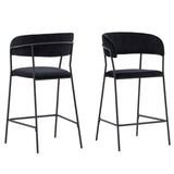 Barkuk Aarfor - Set van 2 - Zwart - Barkrukken - Rebellenclub