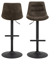 Barkruk Brande - Set van 2 - Antraciet - Barkrukken - Rebellenclub