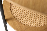 Berley Bijzettafel - ø50 cm - Eiken met Rattan - Bijzettafels - Rebellenclub