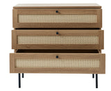 Berley Dressoir met Lades - Eiken met Rattan - Dressoirs - Rebellenclub