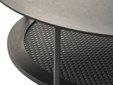 Berley Salontafel - ø80 cm - Zwart met Rattan - Salontafels - Rebellenclub