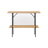 Berley Sidetable - 100 x 37 cm - Eiken met Rattan - Sidetables - Rebellenclub