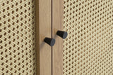 Berley Wandkast - Eiken met Rattan - Wandkasten - Rebellenclub