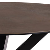 Cardiff Eetkamertafel - ø119 - Bruin Keramiek - Eetkamertafels - Rebellenclub