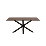 Cardiff Eetkamertafel - 160 x 90cm - Bruin Keramiek - Eetkamertafels - Rebellenclub