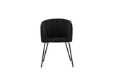 Cerreto Eetkamerstoel - Zwart - Eetkamerstoelen - Rebellenclub