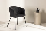 Cerreto Eetkamerstoel - Zwart - Eetkamerstoelen - Rebellenclub