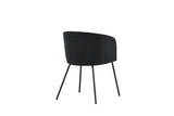 Cerreto Eetkamerstoel - Zwart - Eetkamerstoelen - Rebellenclub