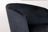 Cerreto Eetkamerstoel - Zwart Velours - Eetkamerstoelen - Rebellenclub