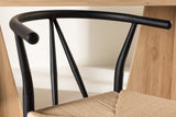 Clun Eetkamerstoel - Zwart Beige - Eetkamerstoelen - Rebellenclub