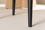 Clun Eetkamerstoel - Zwart Beige - Eetkamerstoelen - Rebellenclub