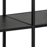 Clune Open Vakkenkast Laag - Zwart Marmerlook - Boekenkasten - Rebellenclub