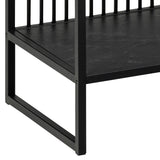 Clune Open Vakkenkast Laag - Zwart Marmerlook - Boekenkasten - Rebellenclub